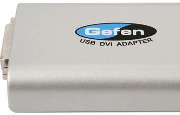 Адаптер Gefen USB-DVI поддерживает разрешение UXGA